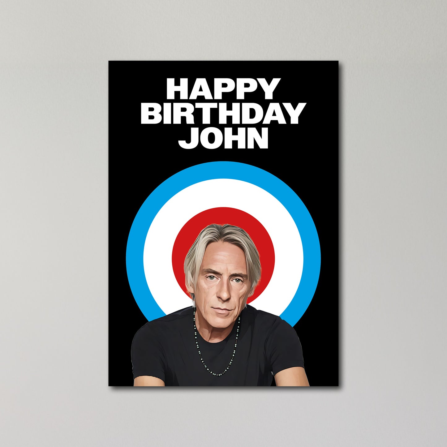 Paul Weller Personalised Birthday Card UK
