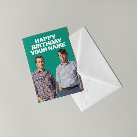 Peep Show Personalised Birthday Card
