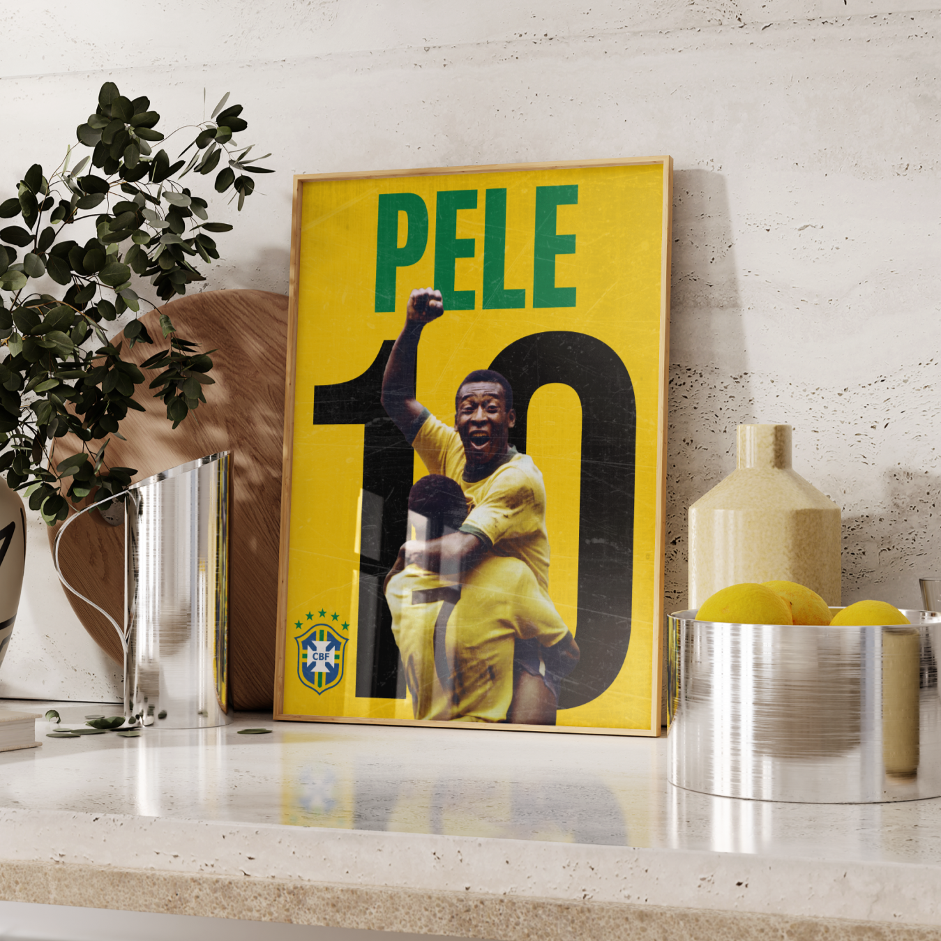 Pele Football Poster UK