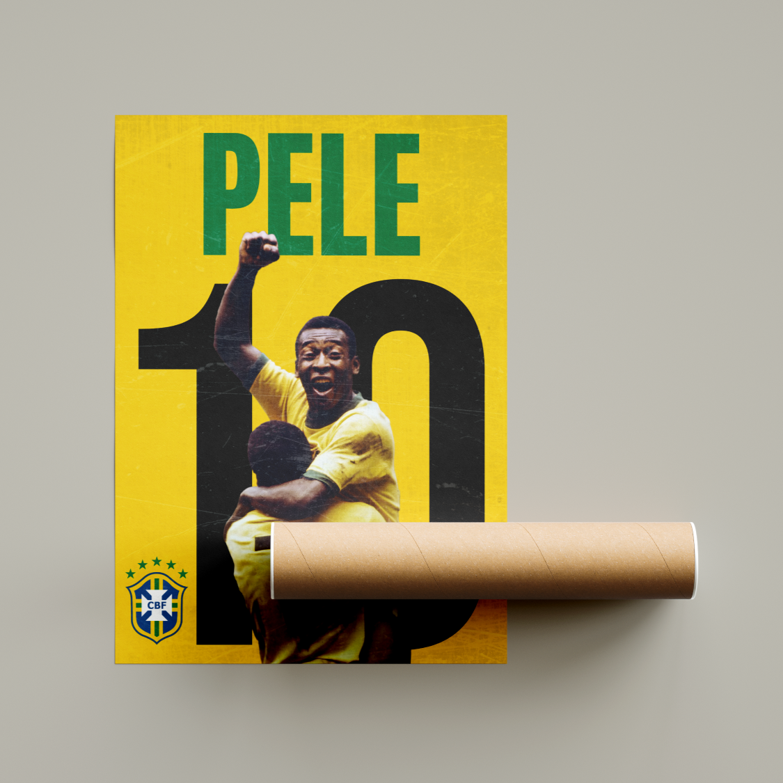 Pele Football Poster United Kingdom