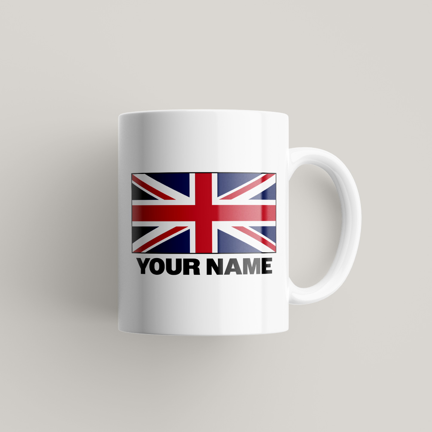 Personalised British Flag Mug UK
