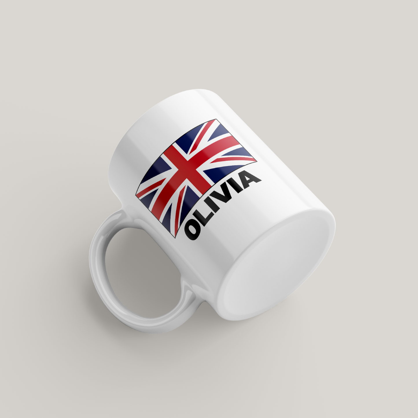 Personalised British Flag Mug United Kingdom