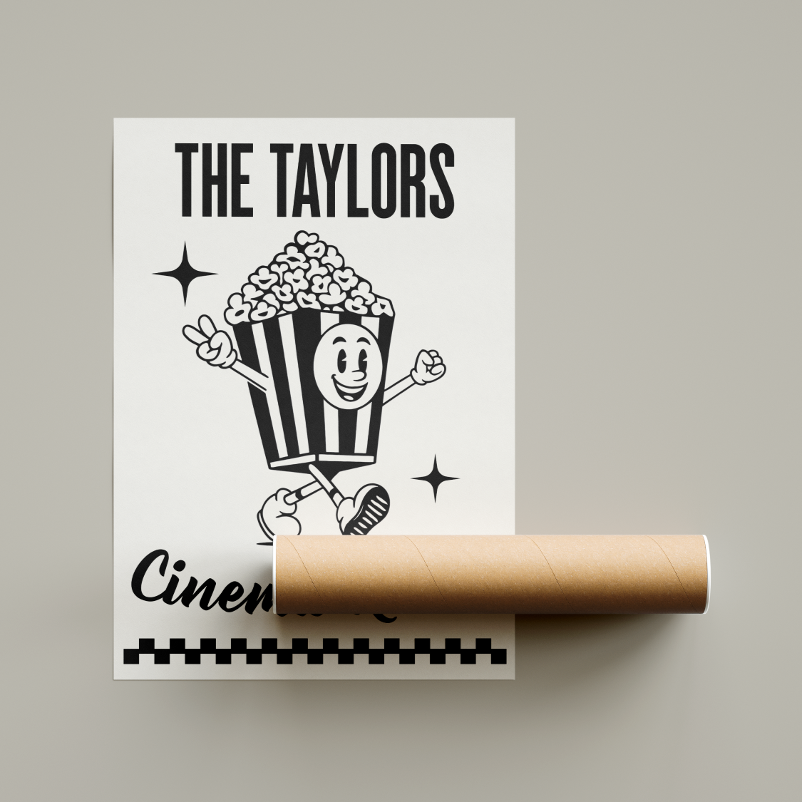 Personalised Cinema Room Poster