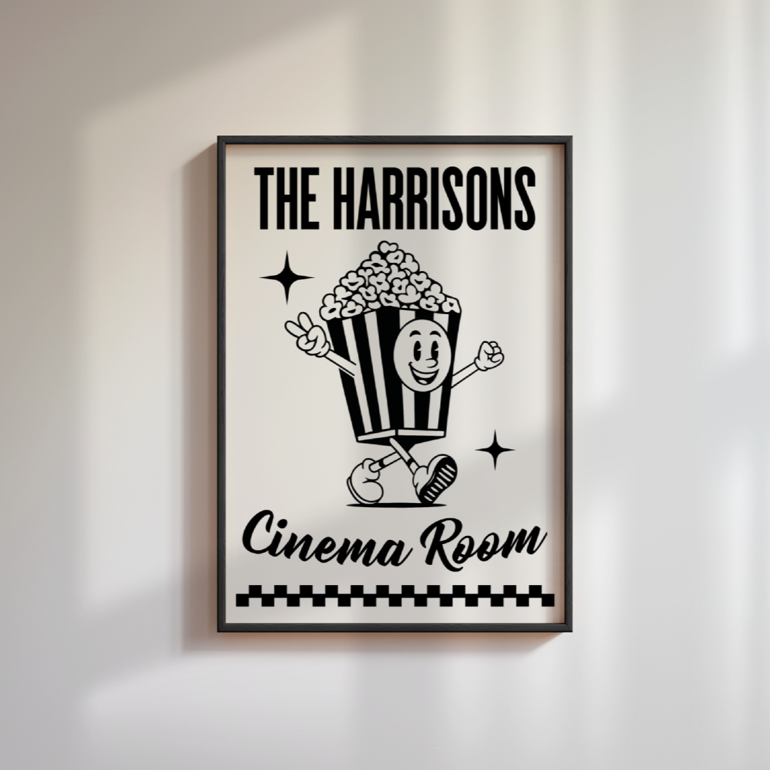 Personalised Cinema Room Poster