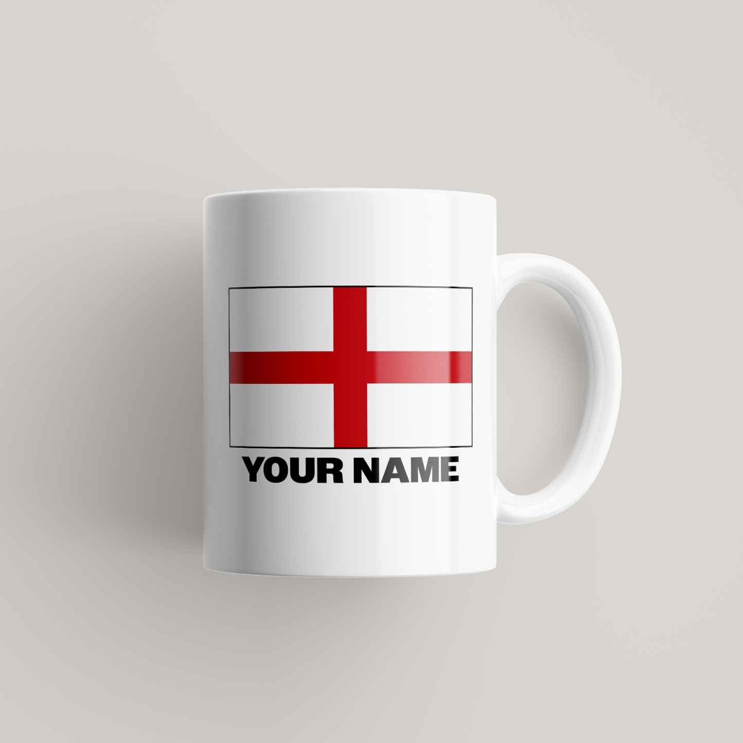 Personalised English Flag Mug UK