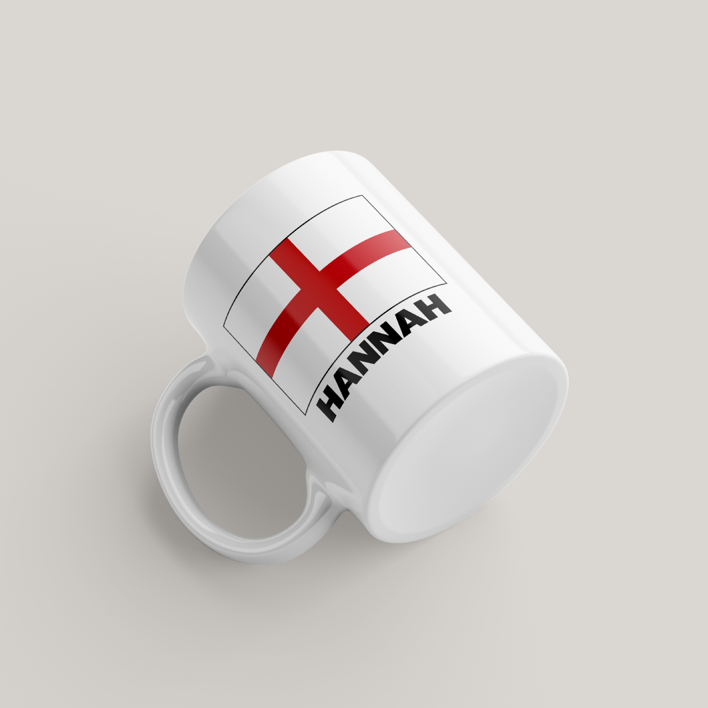Personalised English Flag Mug United Kingdom