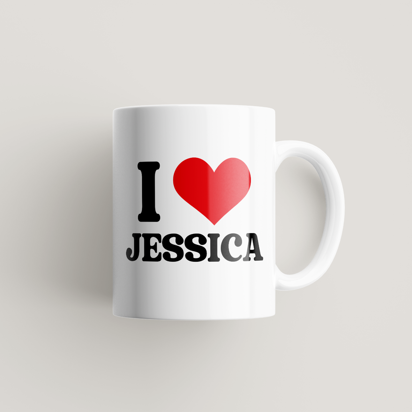 Personalised I Heart Mug UK