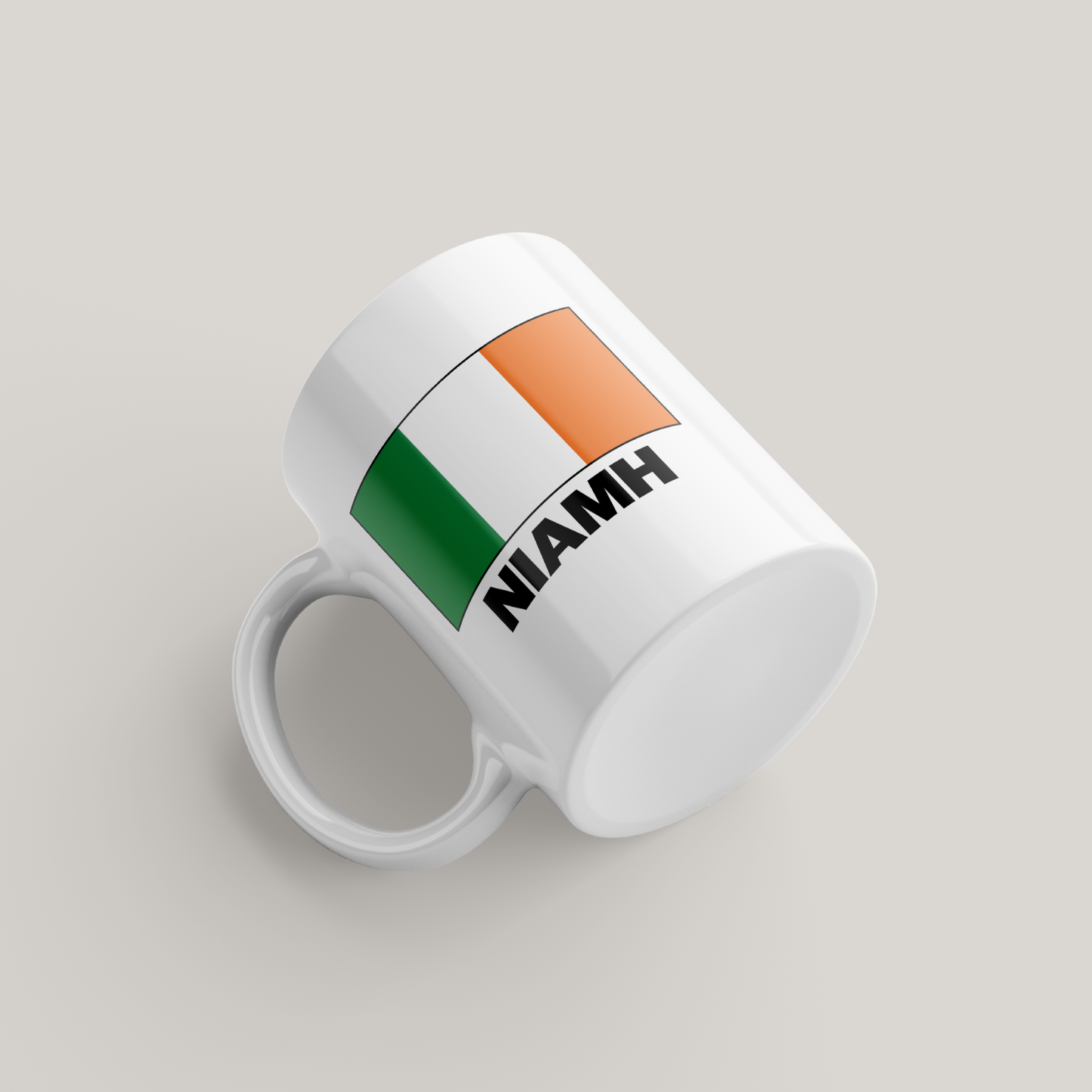 Personalised Irish Flag Mug United Kingdom