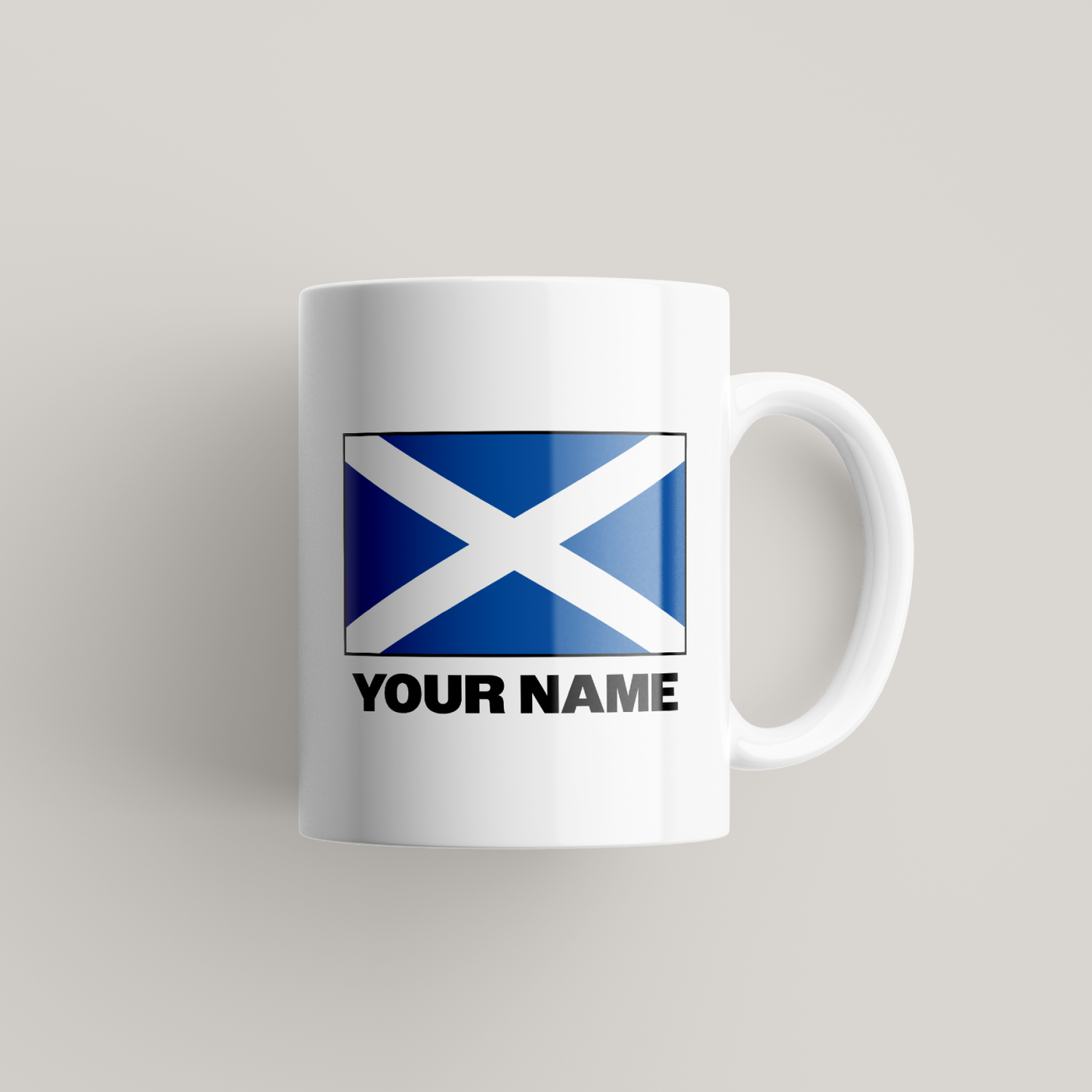 Personalised Scotland Flag Mug UK