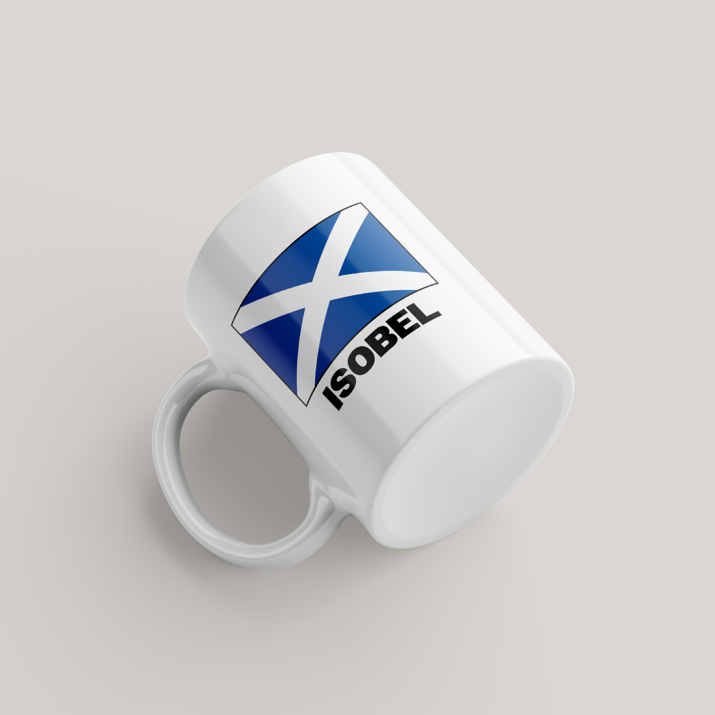 Personalised Scotland Flag Mug United Kingdom