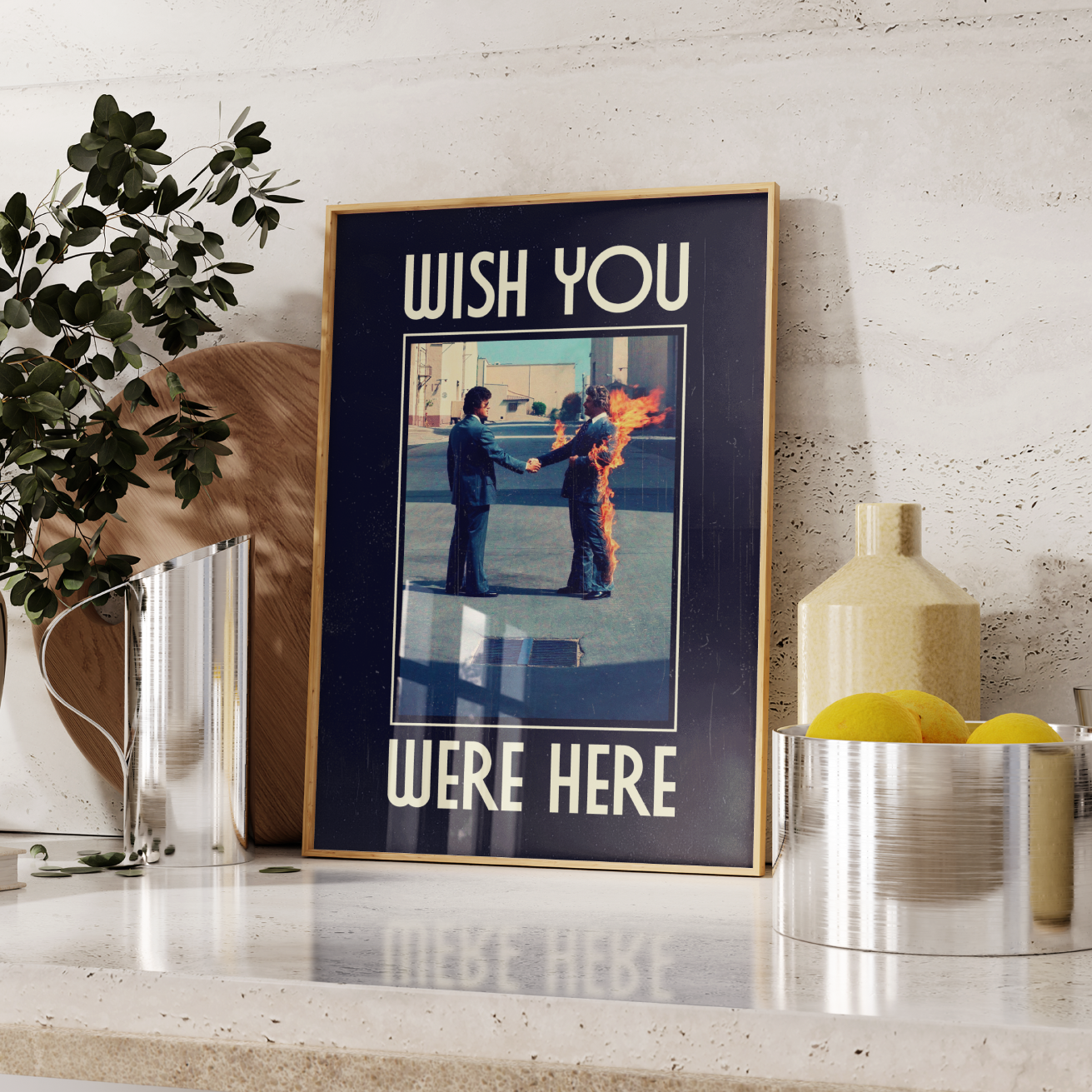 Pink Floyd Wish You Were Here Poster