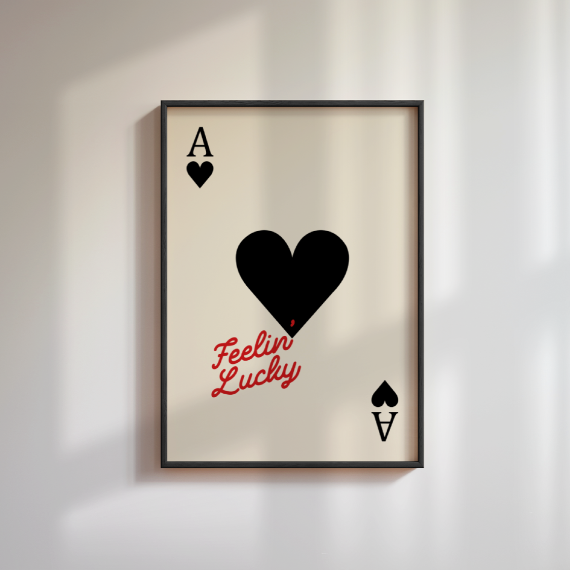 Playing Card Poster