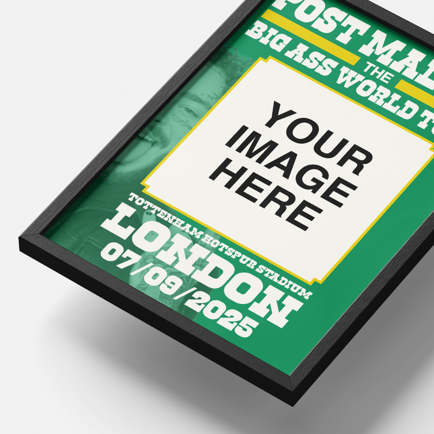 Post Malone Personalised Tour Poster London 2025