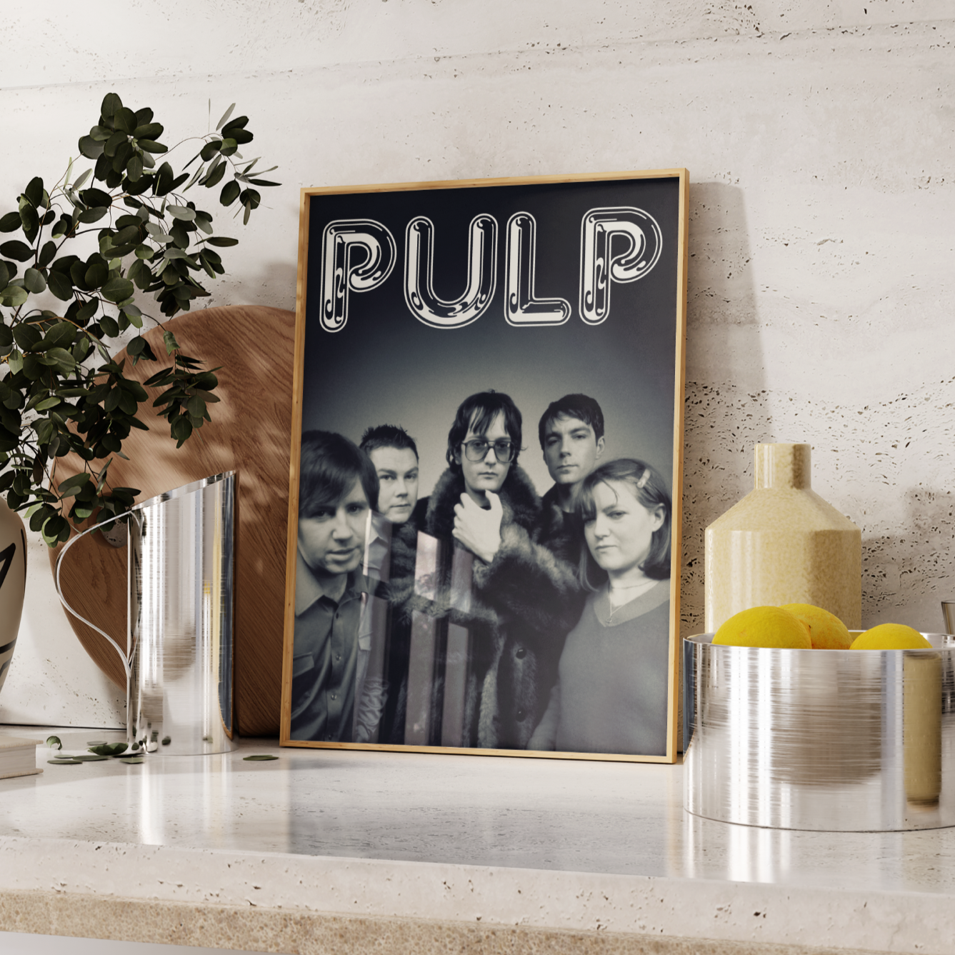 Pulp Band Poster UK