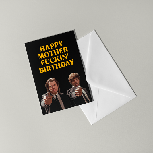 Pulp Fiction Birthday Card