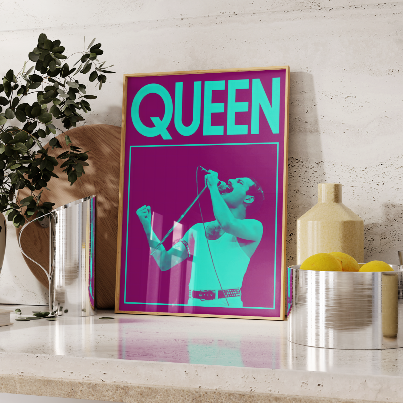 Queen Band Poster
