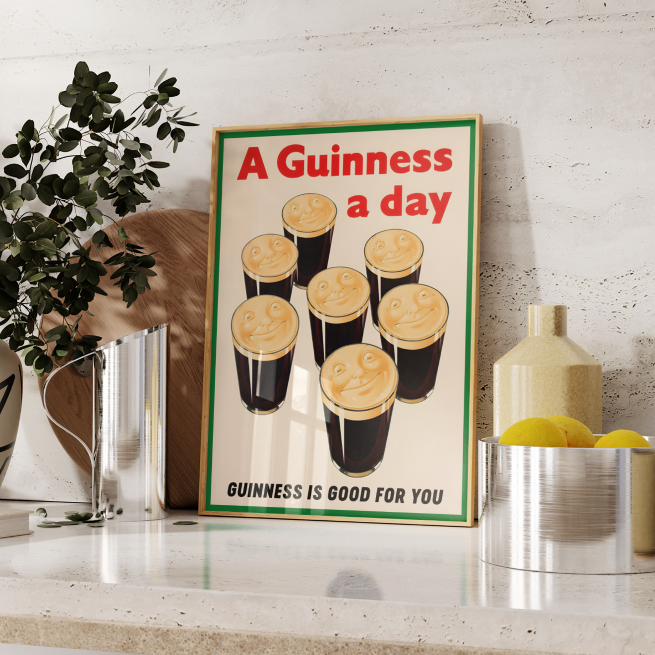Retro Guinness Poster