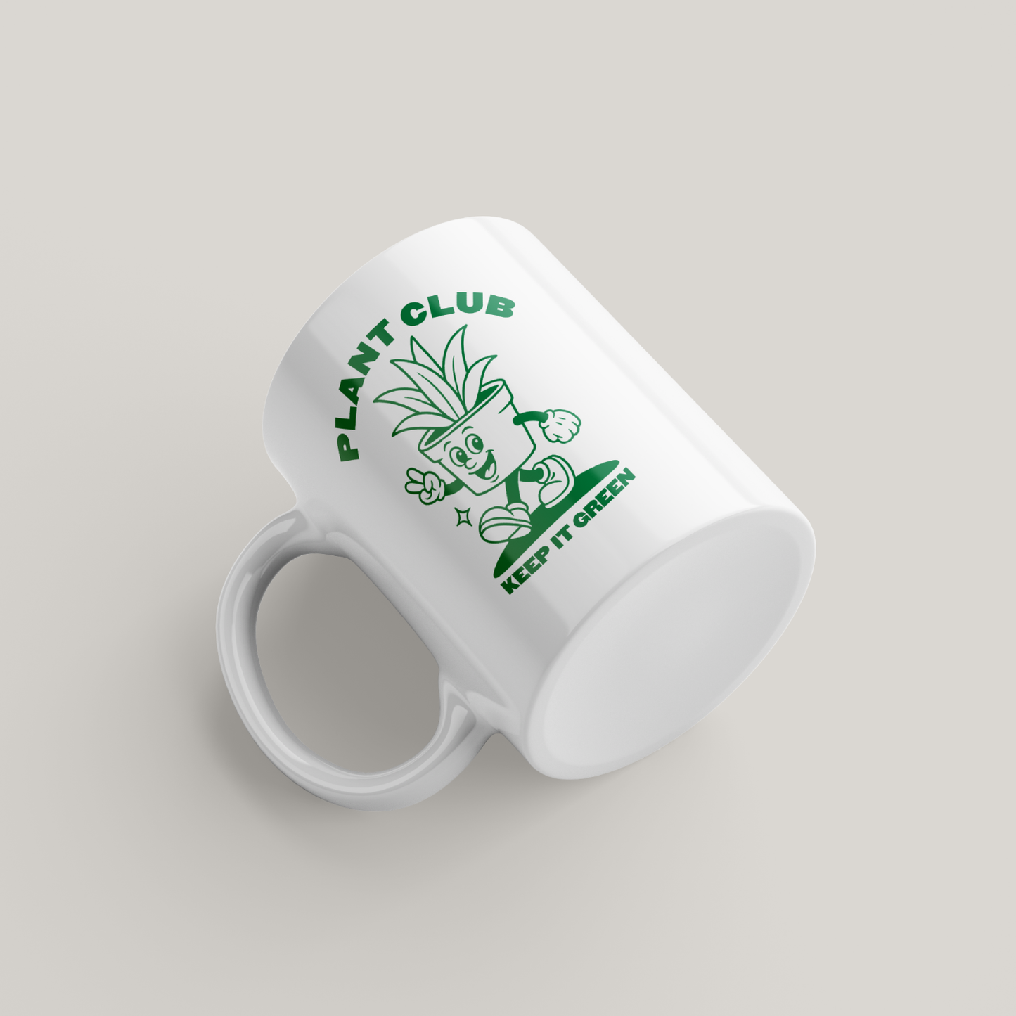Retro Plant Club Mug United Kingdom