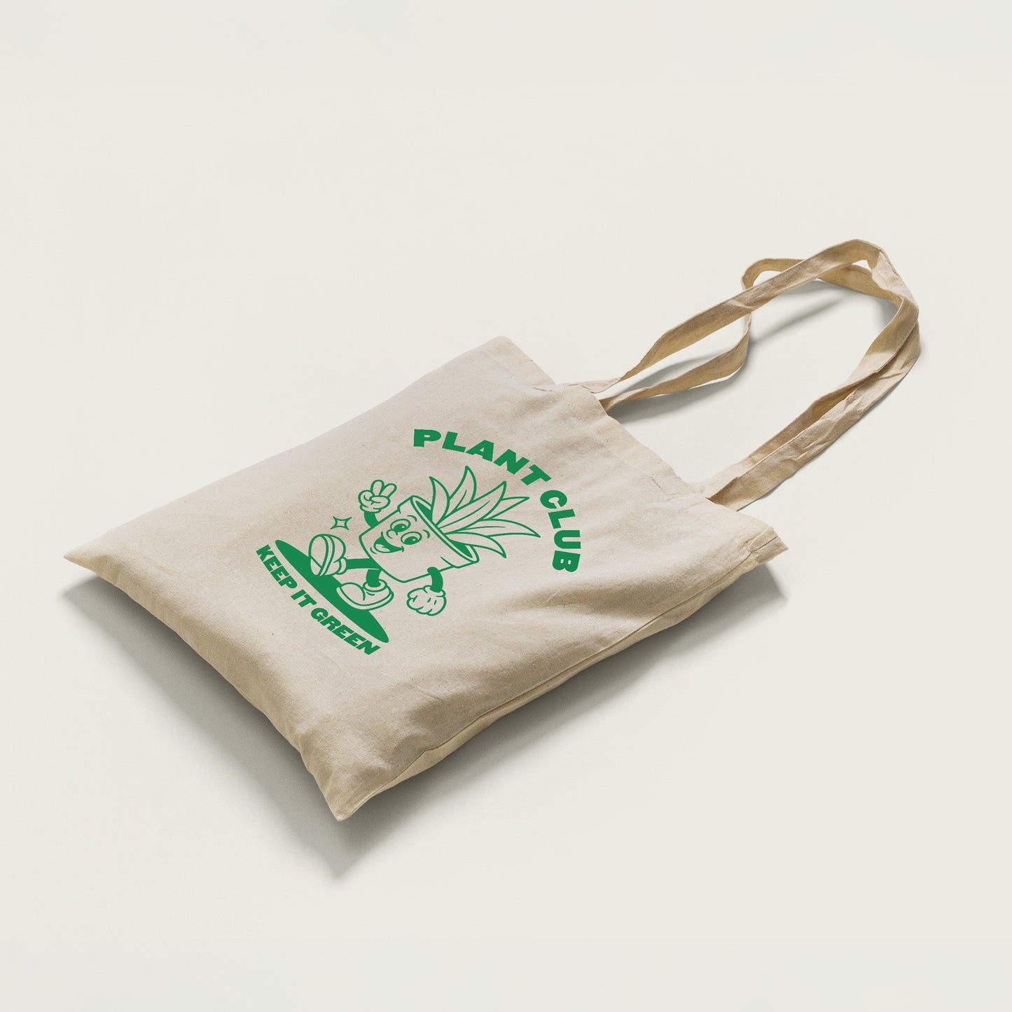Retro Plant Club Tote Bag UK