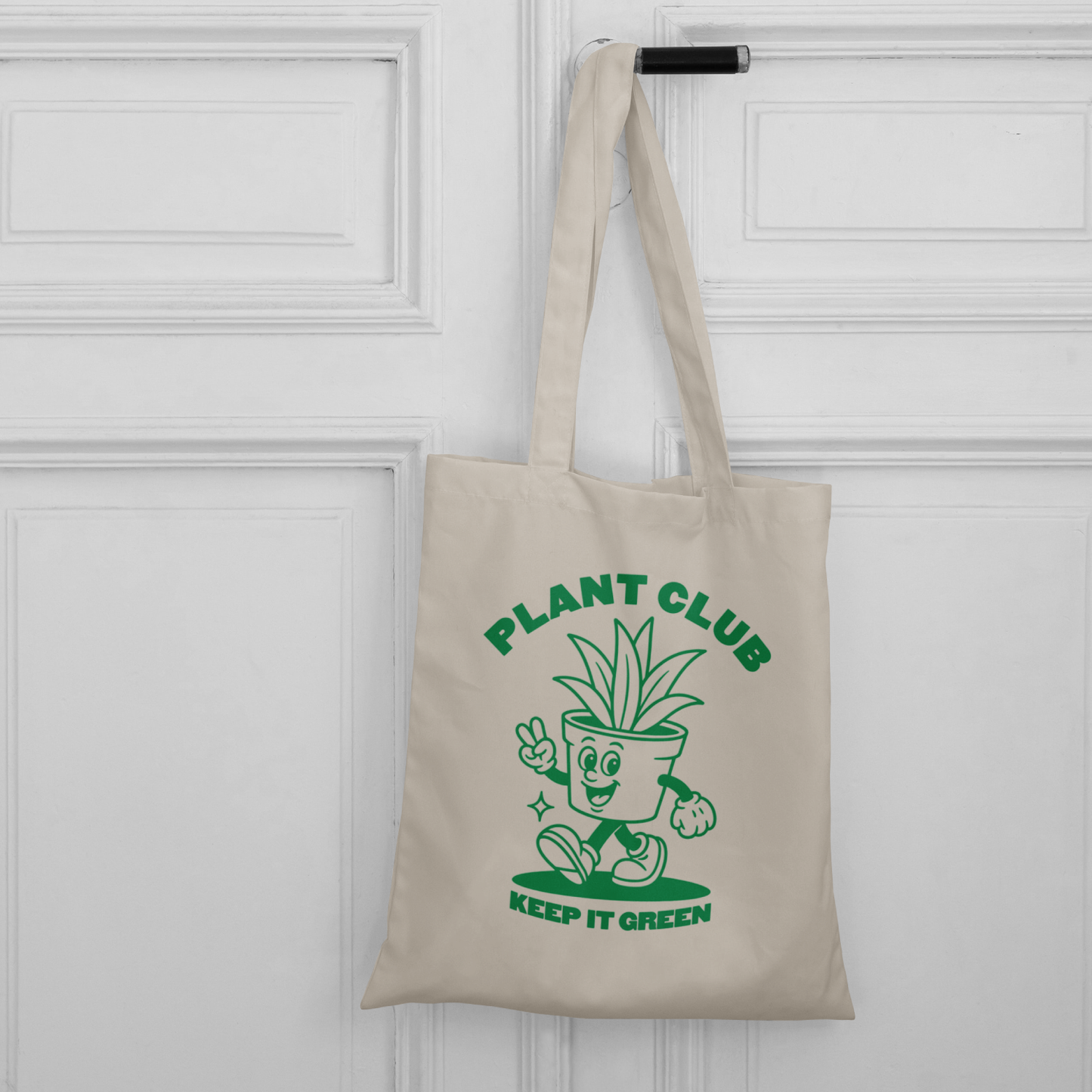 Retro Plant Club Tote Bag United Kingdom