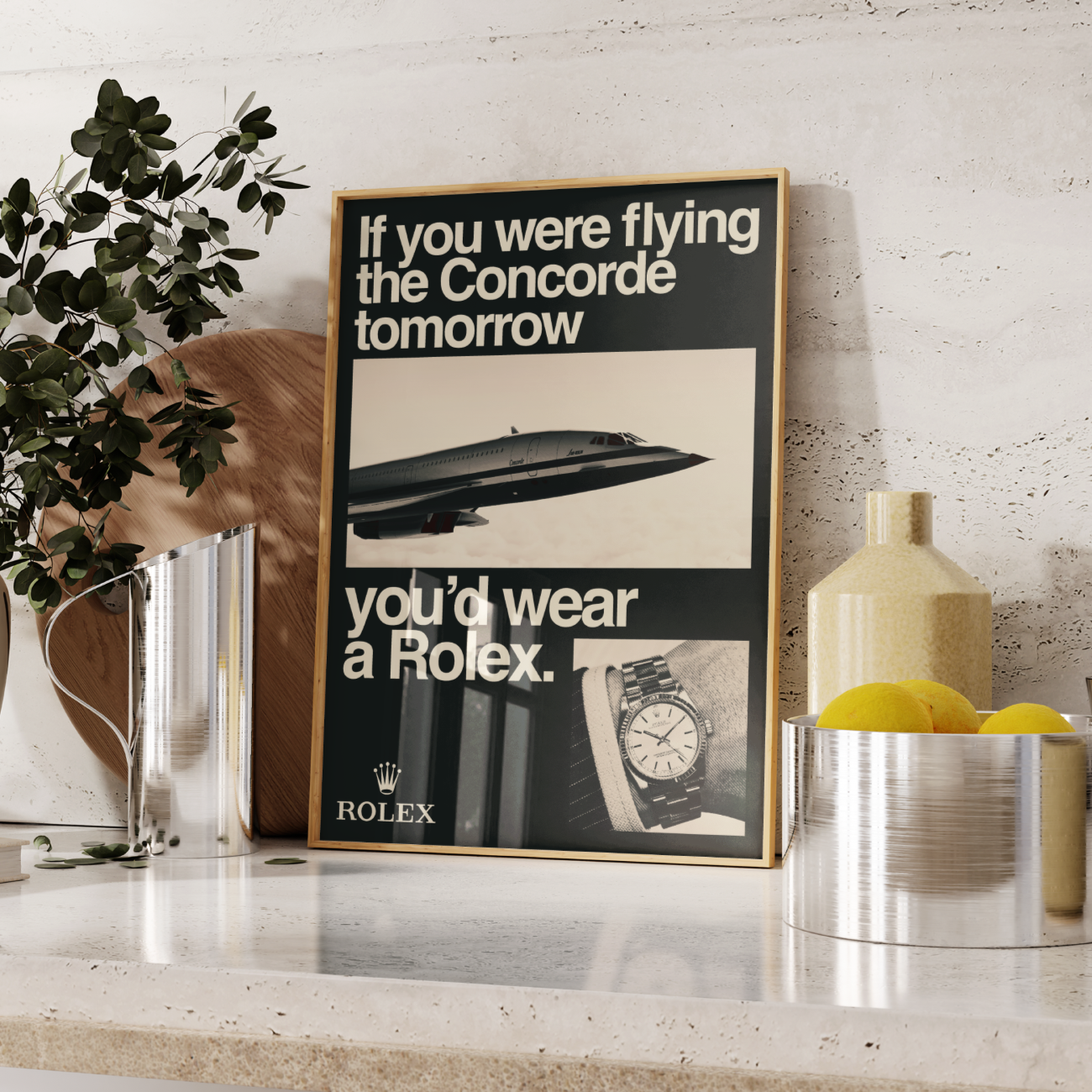 Vintage Rolex Poster