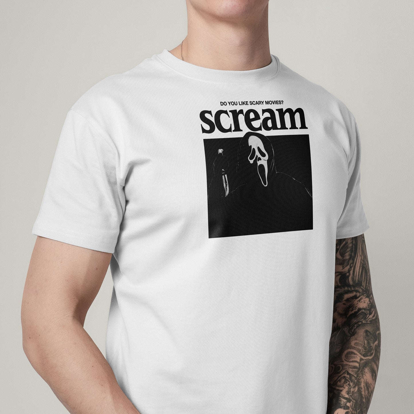 Retro Scream Movie T-Shirt United Kingdom