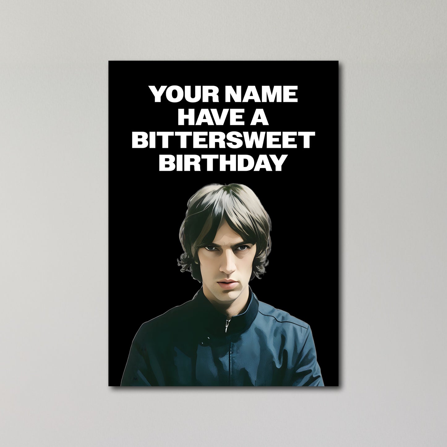 Richard Ashcroft Personalised Birthday Card