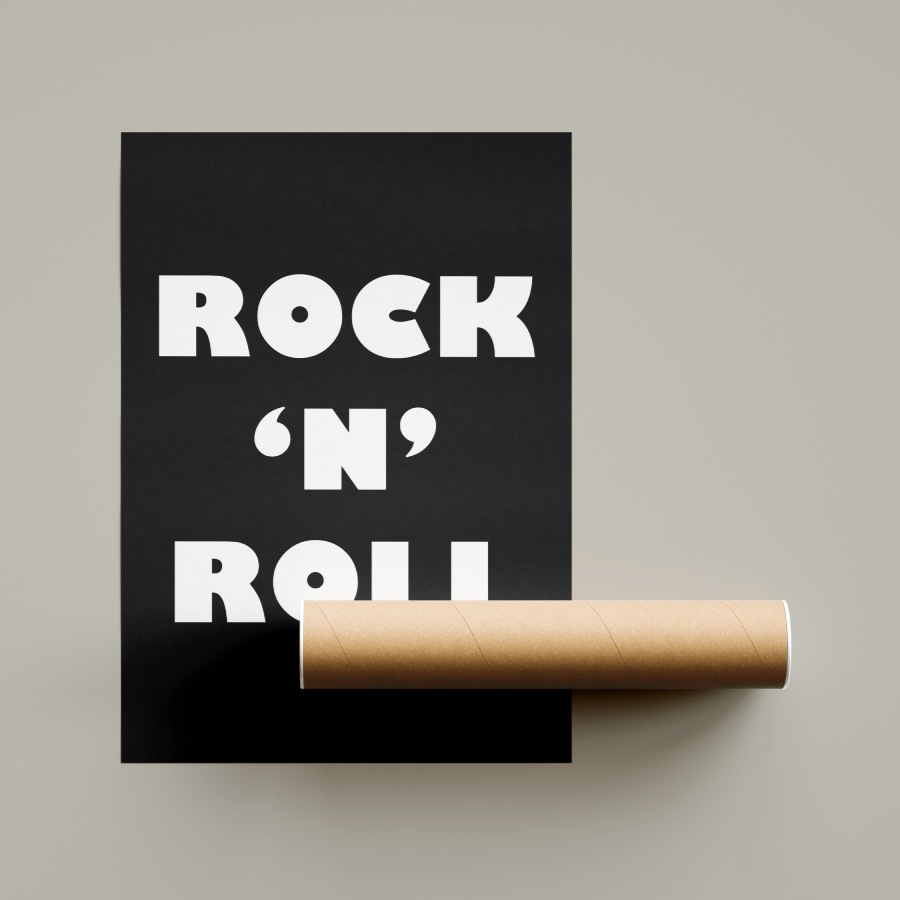 Rock & Roll Poster