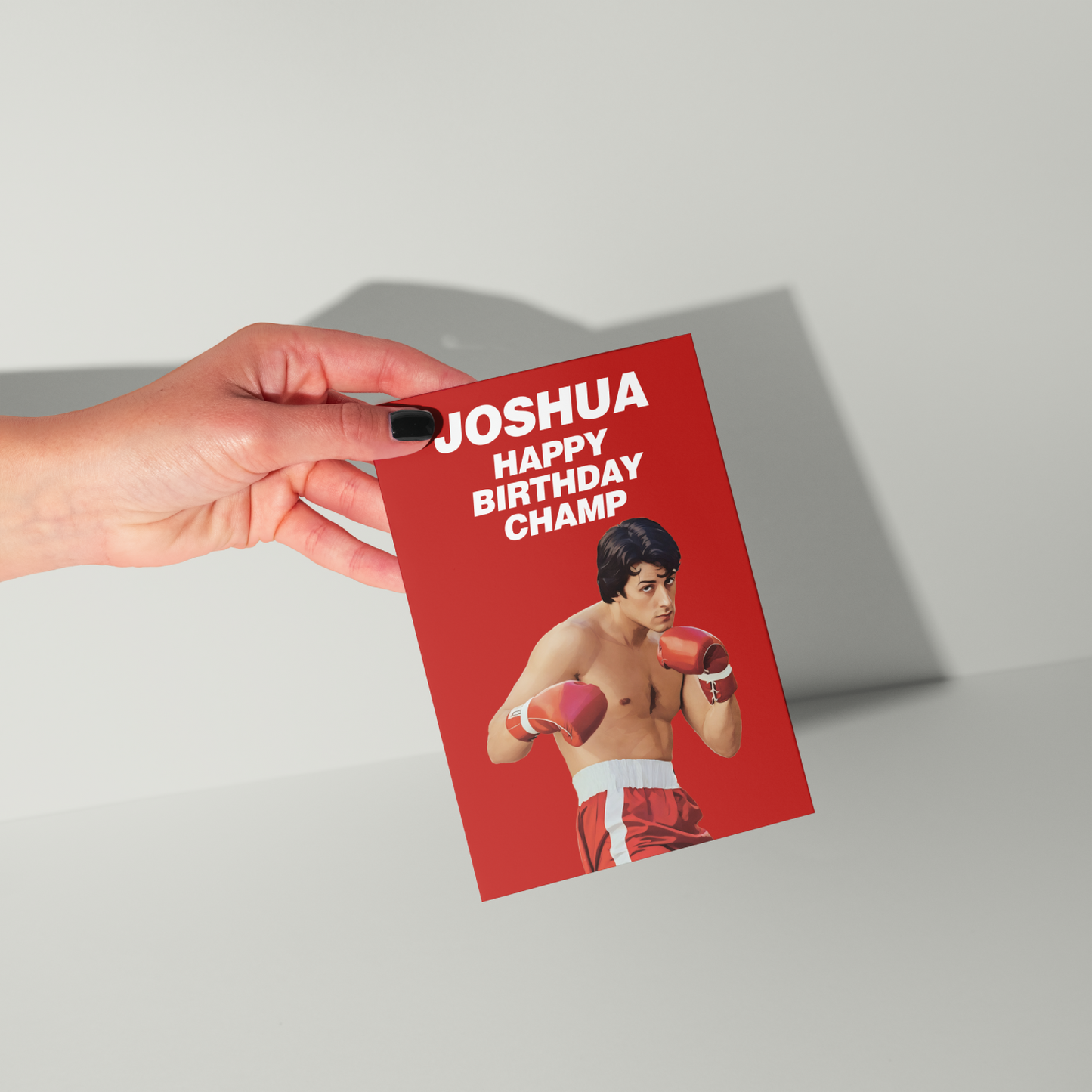 Rocky Balboa Personalised Birthday Card UK