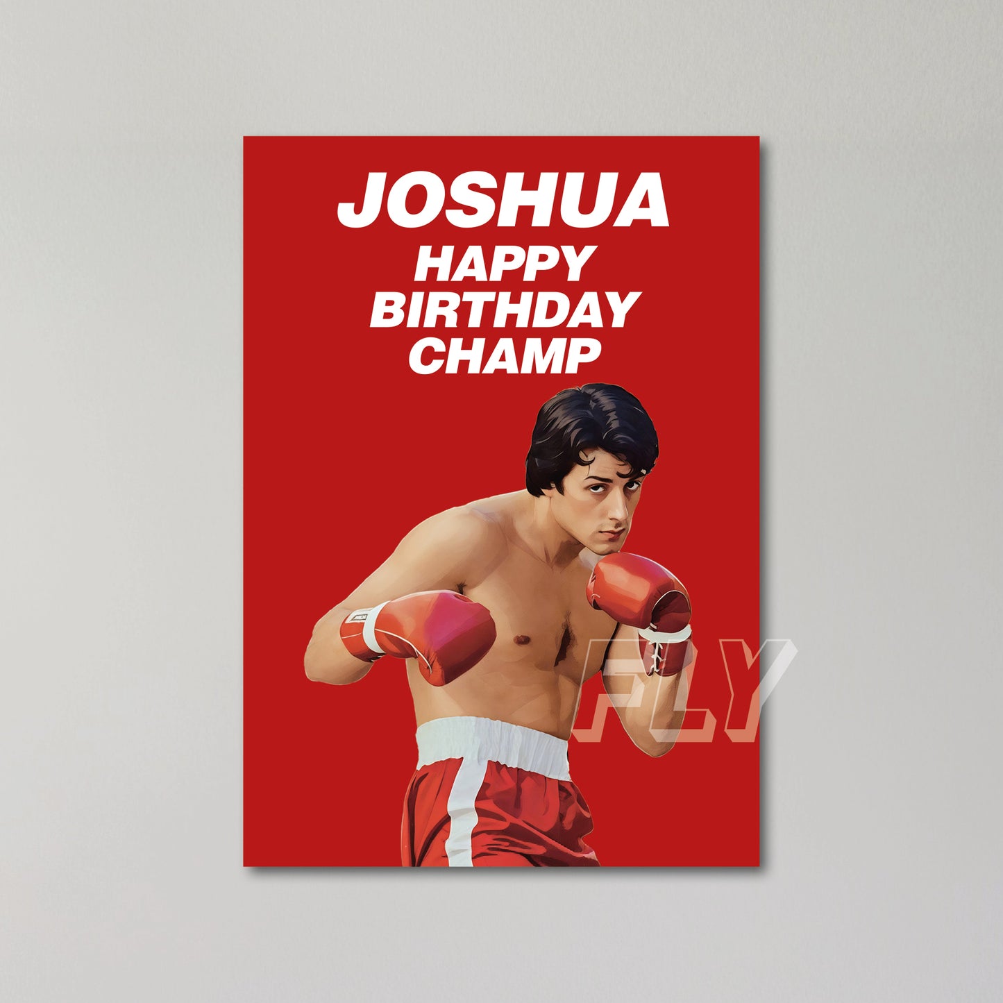 Rocky Balboa Personalised Birthday Card United Kingdom