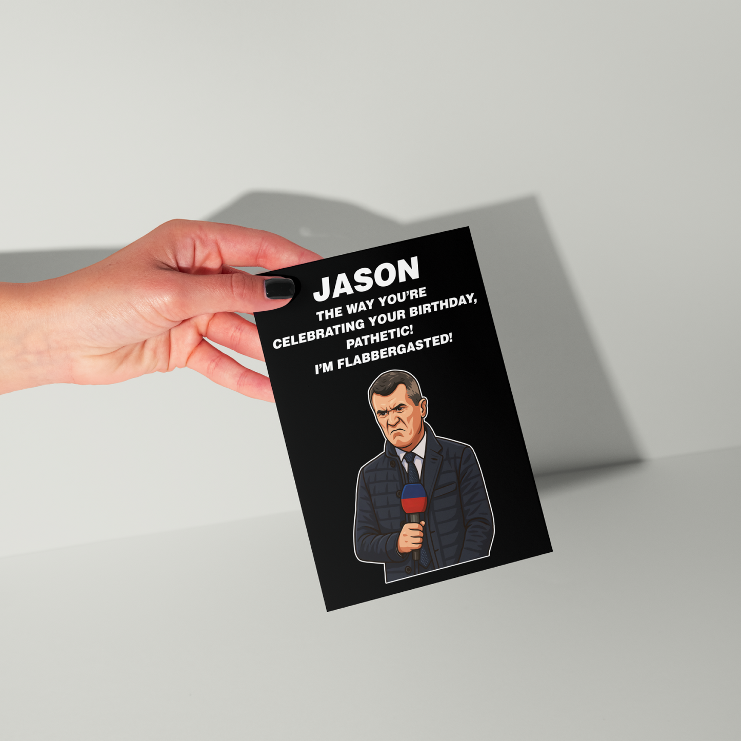 Roy Keane Personalised Birthday Card UK