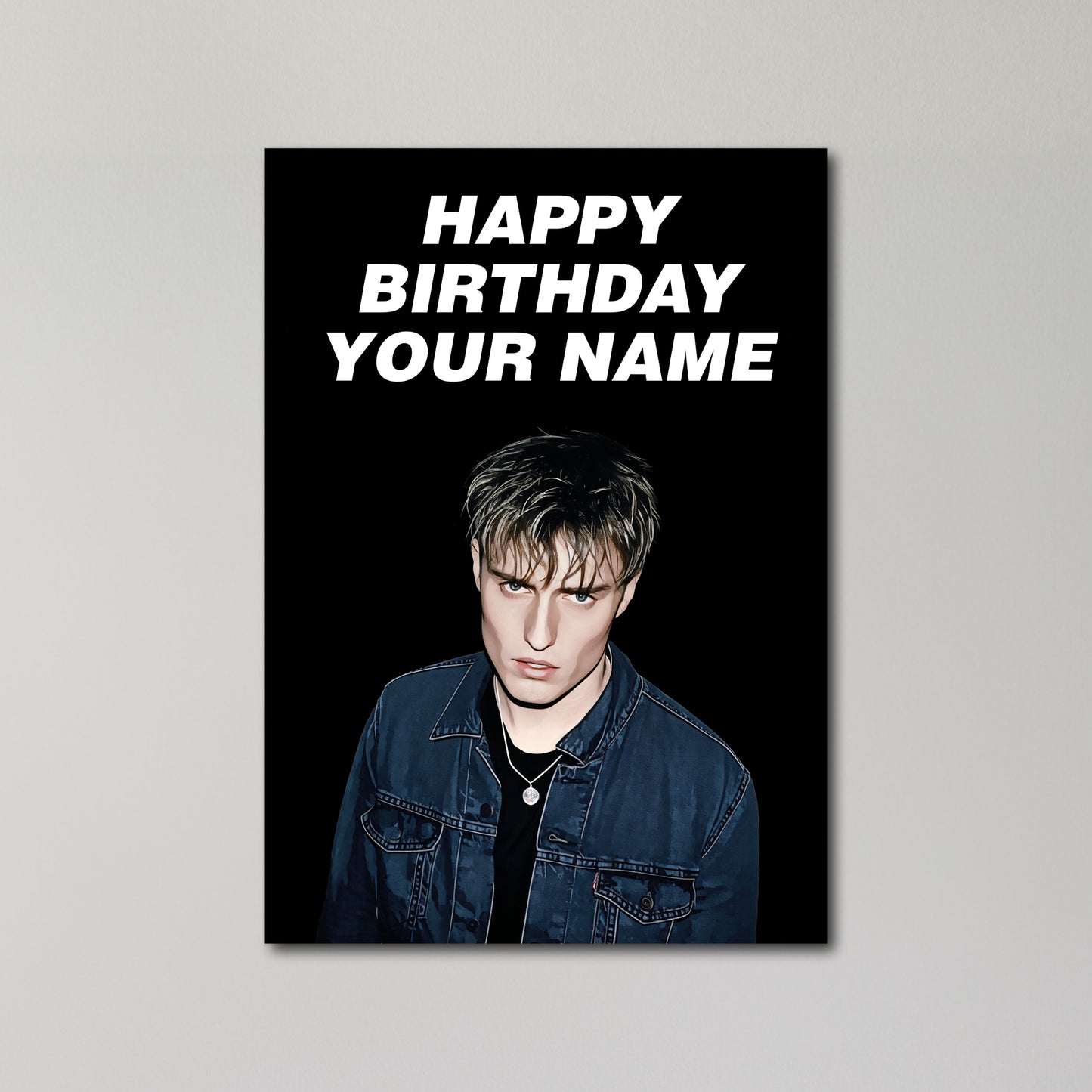Sam Fender Personalised Birthday Card