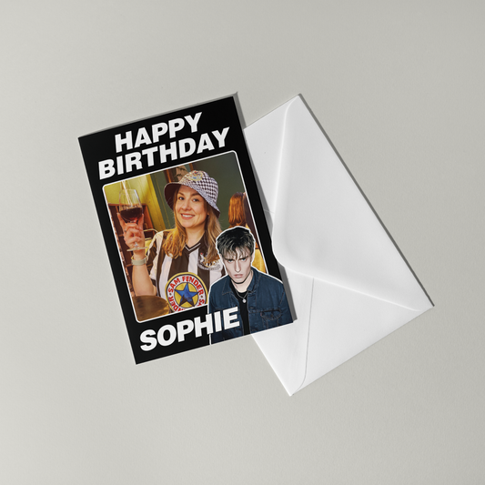 Sam Fender Personalised Photo Birthday Card