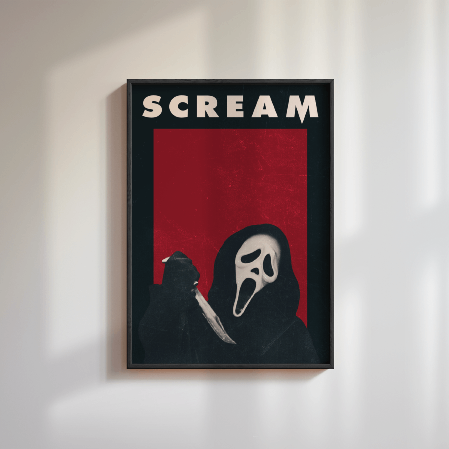 Retro Scream Movie Poster