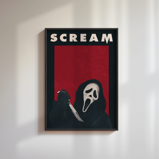 Retro Scream Movie Poster