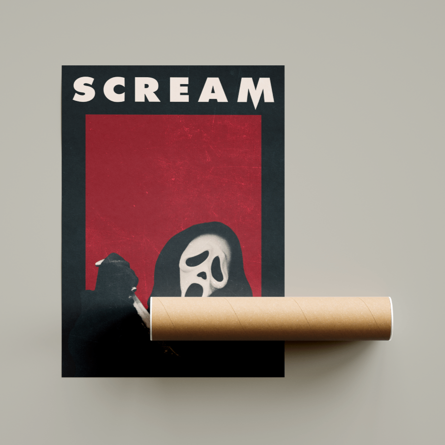 Retro Scream Movie Poster