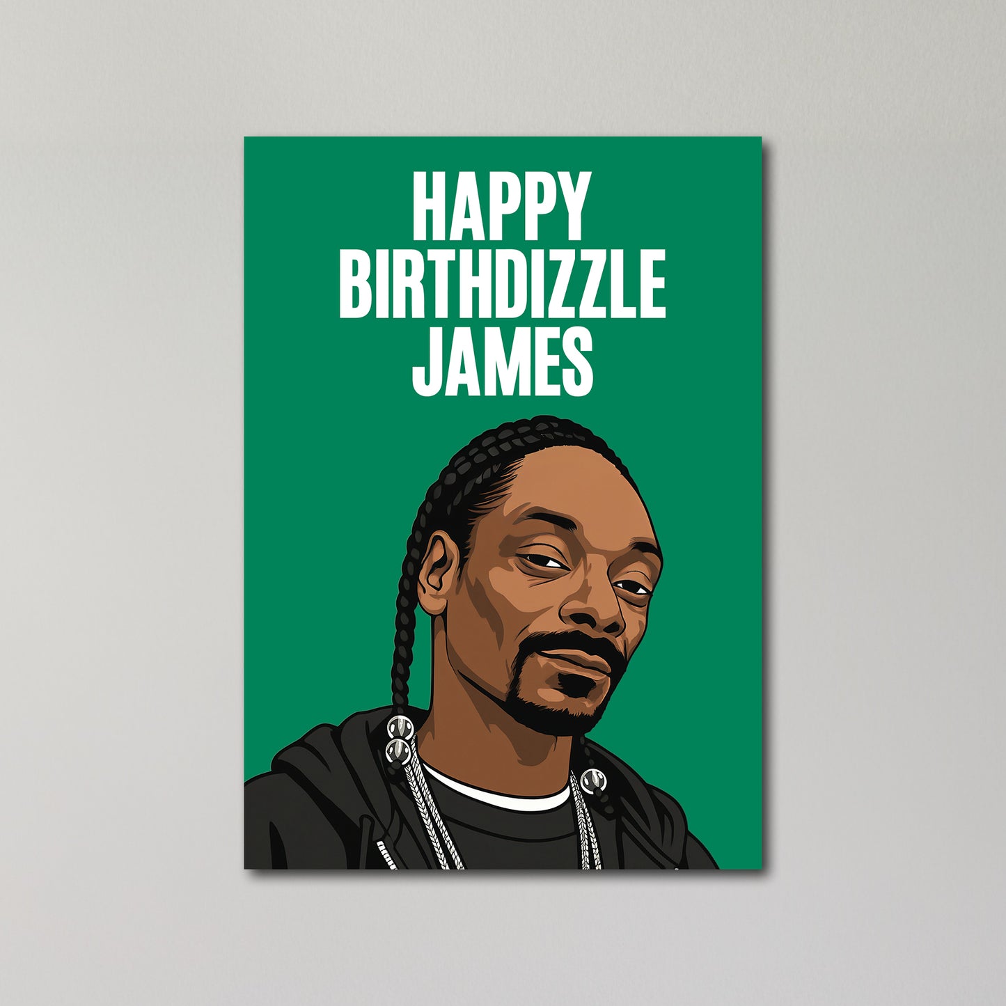 Snoop Dogg Personalised Birthday Card A5