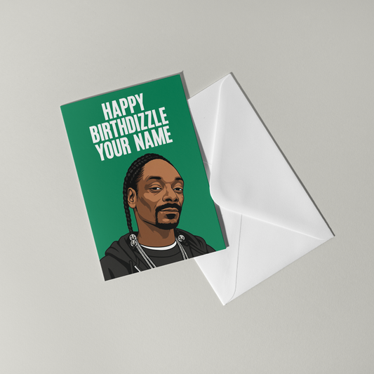 Snoop Dogg Personalised Birthday Card