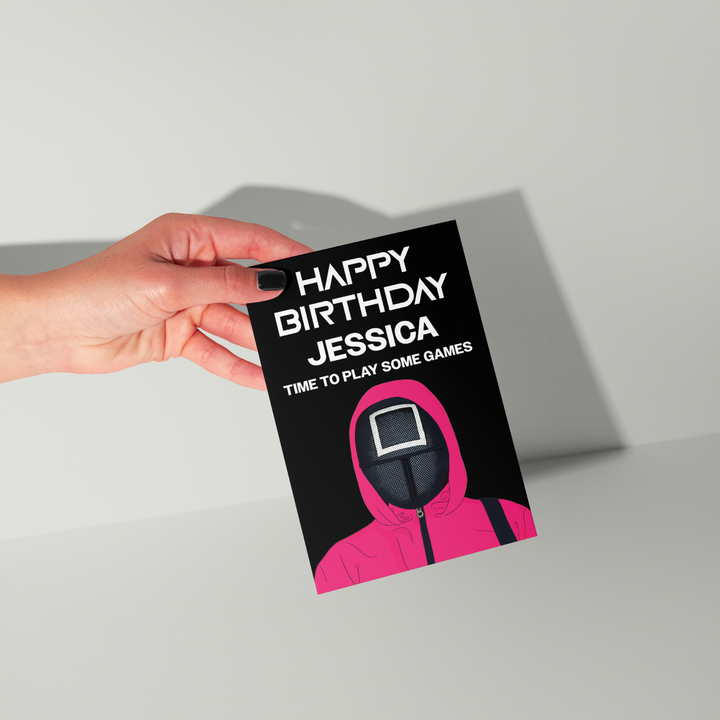 Squid Game Personalised Birthday Card UK