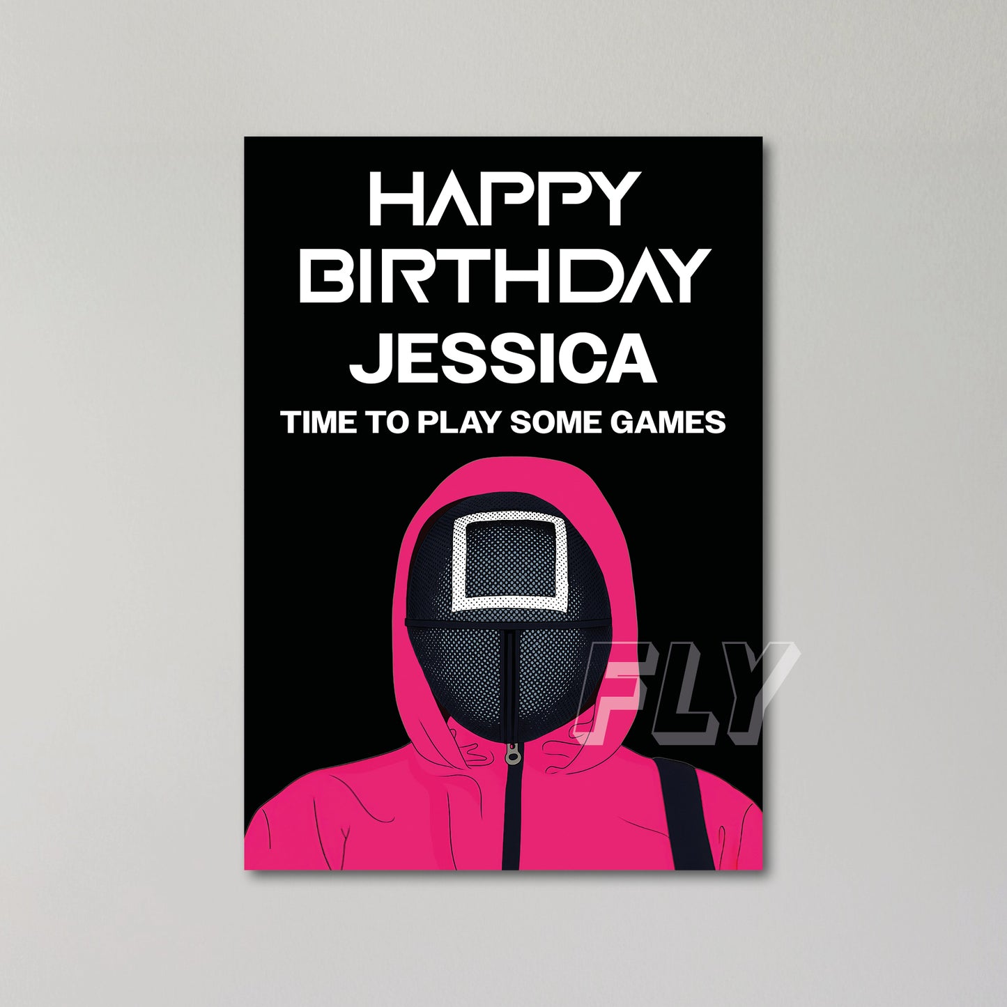 Squid Game Personalised Birthday Card United Kingdom