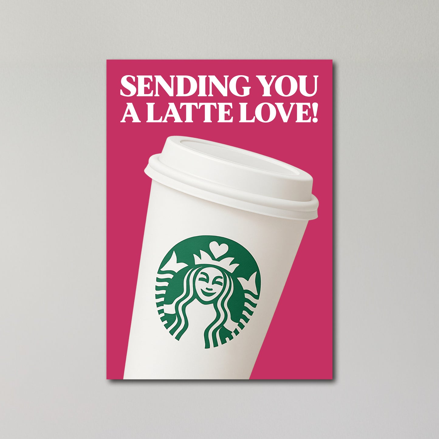 Starbucks Greeting Card
