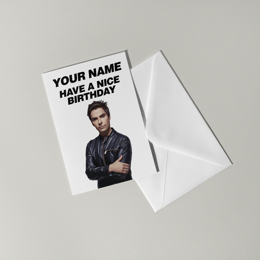Stereophonics Personalised Birthday Card
