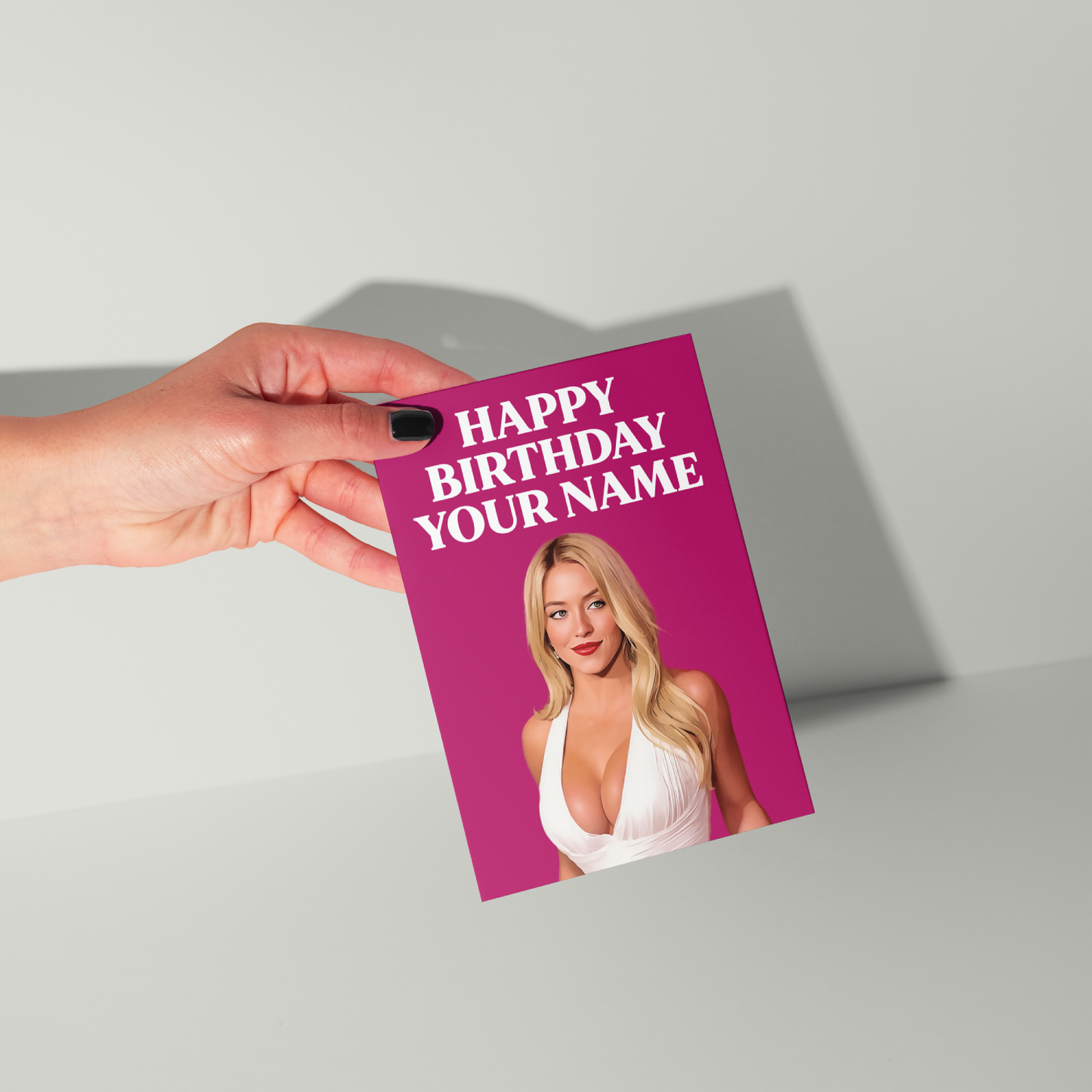 Sydney Sweeney Personalised Birthday Card UK