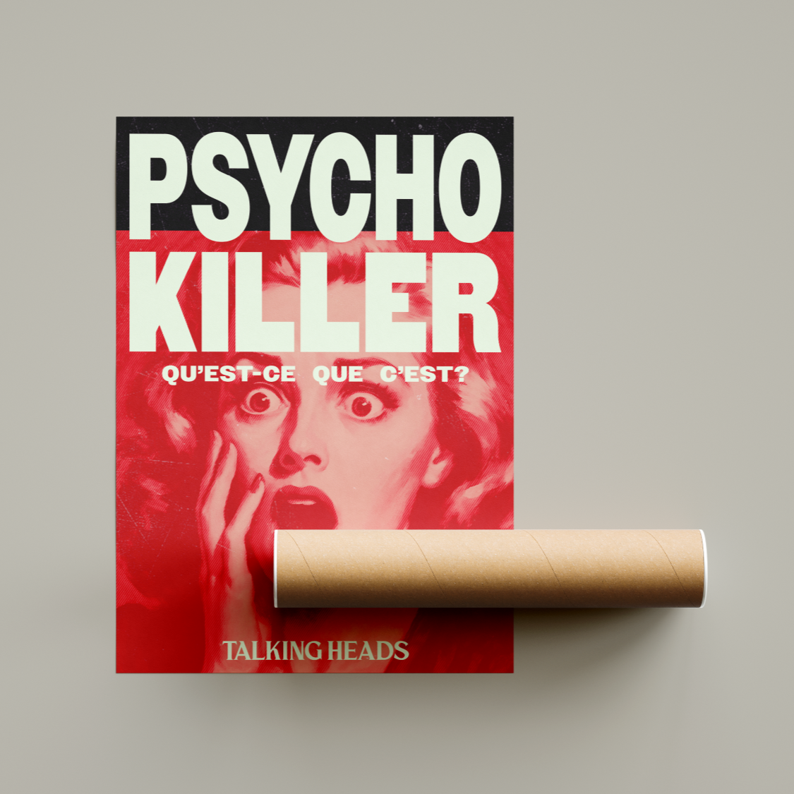 Talking Heads Psycho Killer Poster