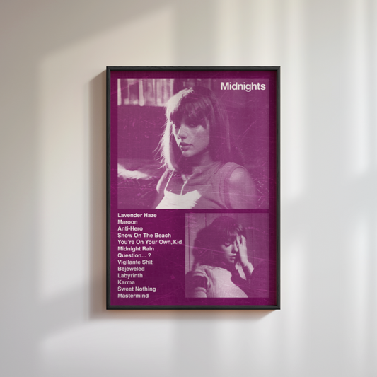 Taylor Swift Midnights Poster