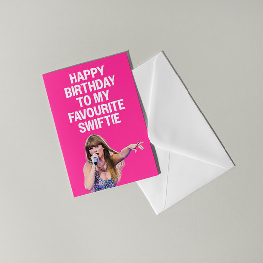 Taylor Swift Birthday Card