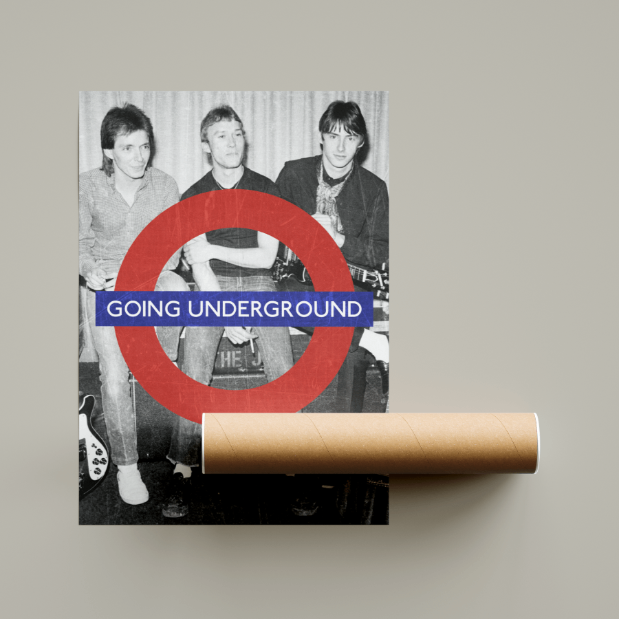 The Jam Going Underground Poster
