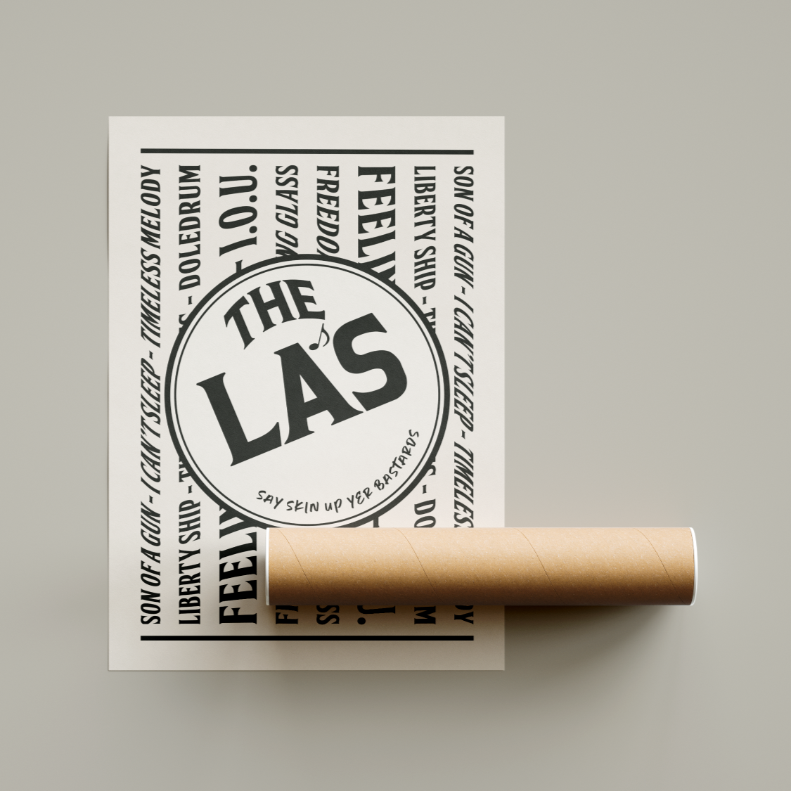 The La's Drumkit Poster