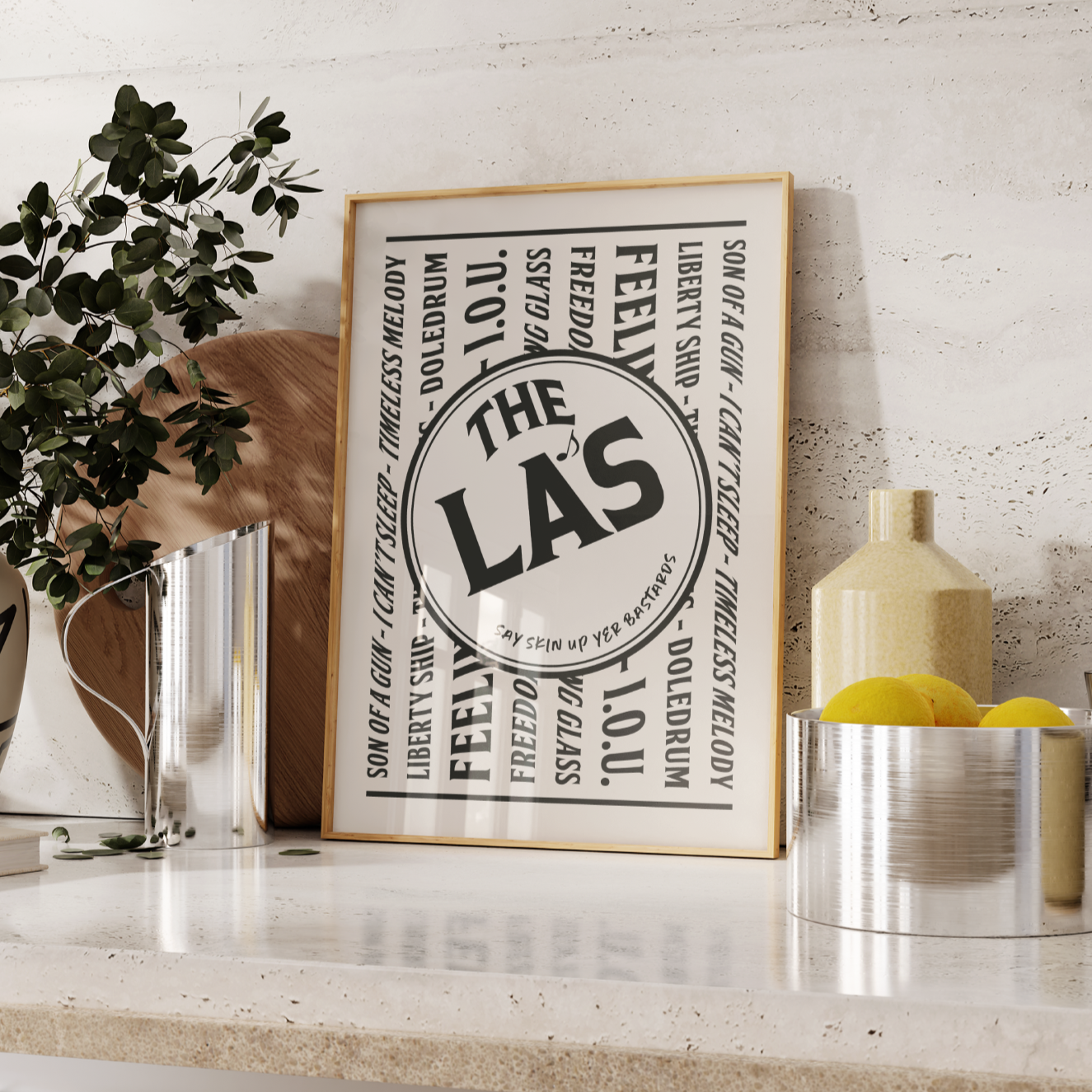 The La's Drumkit Poster