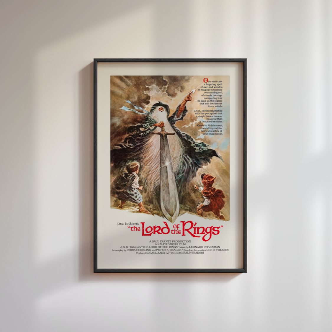 The Lord Of The Rings Movie Poster